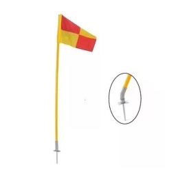Set banderin de corner futbol + resorte 160 cm