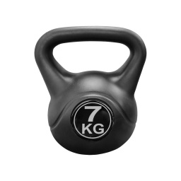Pesa Rusa Kettlebell de Mano Recubierta en Pl�stico 7kg TPUY