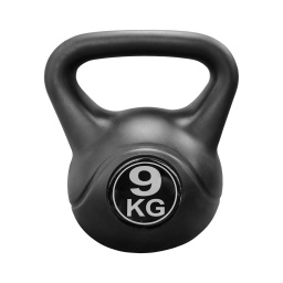 Pesa Rusa Kettlebell de Mano Recubierta en Pl�stico 9kg TPUY