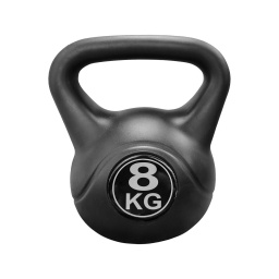 Pesa Rusa Kettlebell de Mano Recubierta en Pl�stico 8kg TPUY