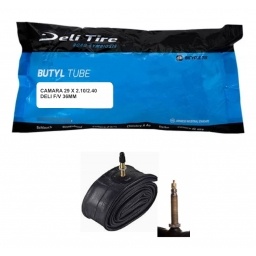 C�mara Bicicleta Caucho But�lico MTB 29�x�2.10?2.40�FV�36�mm DELI TIRE
