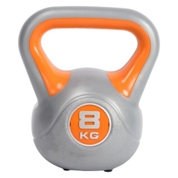 Pesa Rusa Kettlebell Pl�stica 8 kg Gris Oscuro Liveup LS204708GY