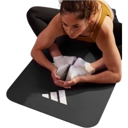Mat de Yoga y Pilates Adidas 7 mm - Colchoneta Antideslizante 173x61 cm para Yoga, Estiramientos y Entrenamiento