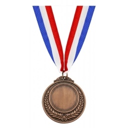 Medalla Bronce Premiacion Futbol 6.5 cm Deporte Con Cinta