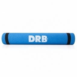 Colchoneta Yoga Pilates DRB 4mm PVC Celeste Liviana para Casa y Gimnasio