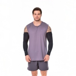Par de mangas de compresi�n Elite con filtro UV50, para entrenamiento y soporte muscular de brazos