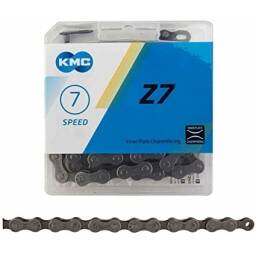 Cadena Bicicleta Kmc 7 Vel 12x332 116 Eslabones Plateada KMC