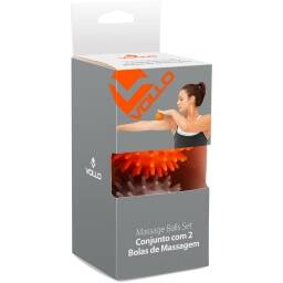 Mini Bola Pelotas Masaje Rehabilitacion Fisio Pilates x2 VOLLO