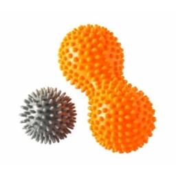 Pelota y Rodillo Masaje Rehabilitacion Fisio Pilates x2 VOLLO
