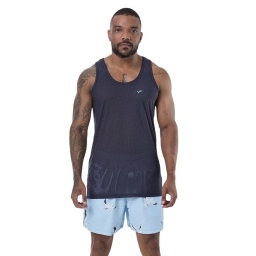 Musculosa Deportiva Hombre Fitness Gym Running 100% Poliamida ELITE