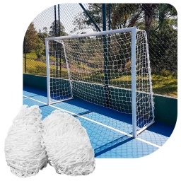 Redes Arco 4mm F�tbol 5sala y Handball 3,2x2,1m UV GISMAR