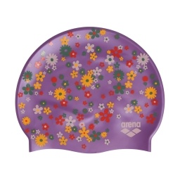Gorra Nataci�n Adulto Silicona Dise�o Floral ARENA
