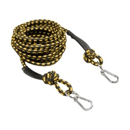 Cuerda El�stica Revestida Mosquetones Met�licos 3m 12mm KALLANGO