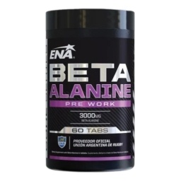 Beta Alanine ENA Core Series 3000mg. 60 Tabletas aumenta niveles de carnosina muscular