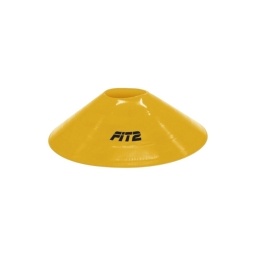 Cono Pl�stico Tortuga 19 cm para Entrenamiento Fit2 amarillo