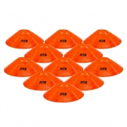 Kit x10 Conos Plato Tortuga 19 cm Entrenamiento