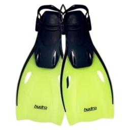 Patas de Rana Hydro para Natación - Adulto, Amarillo y Negro