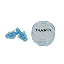 Tapones de O�do Hydro de L�tex para Nataci�n - Con Estuche, Color Celeste